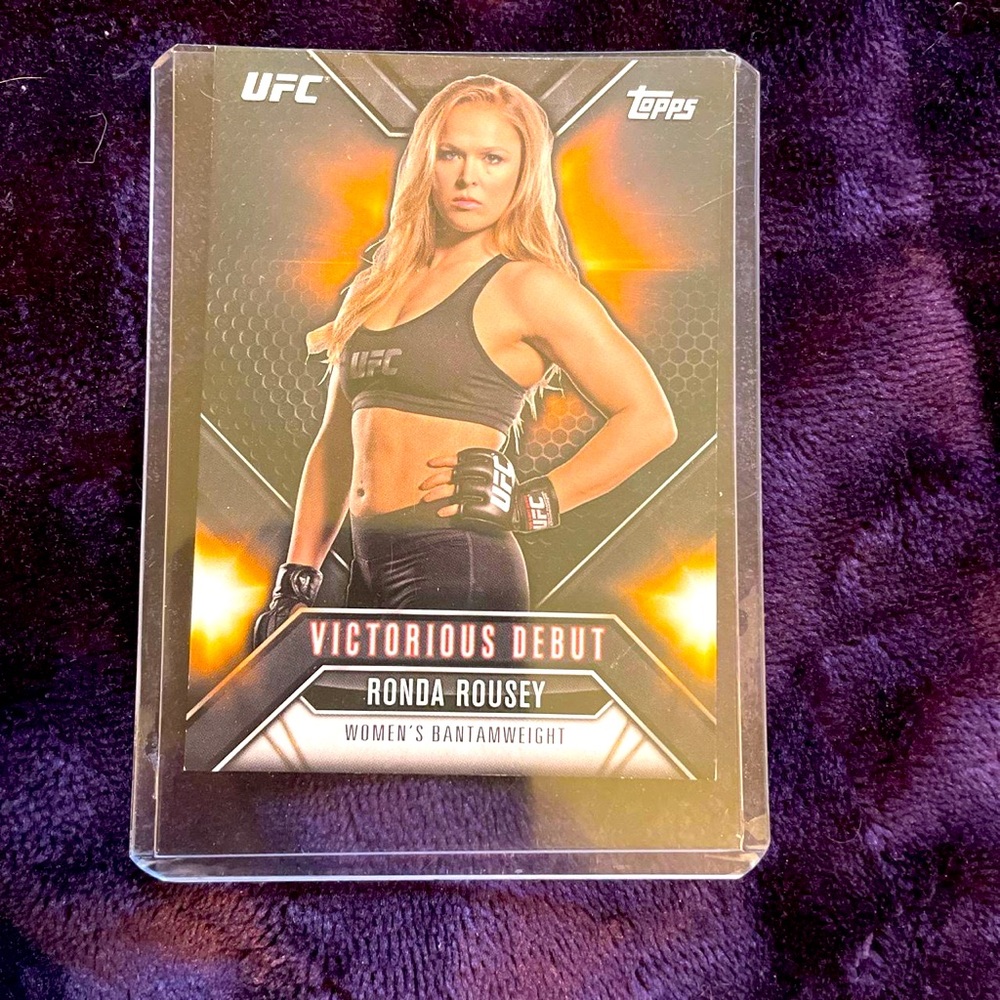 2015 topps rousey card